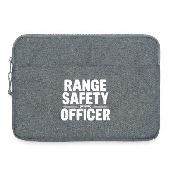 Sicherheitsbeauftragter für den Schießstand - Laptoptasche 15" - Grau meliert - Vorne