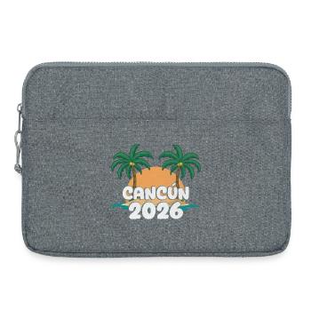 Cancun 2026 - Laptoptasche 15" - Grau meliert - Vorne