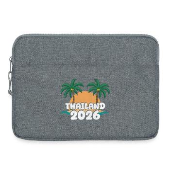 Thailand 2026 - Laptoptasche 15" - Grau meliert - Vorne