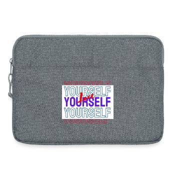 Aimez-Vous Vous-Même Motif Love Yourself - Sacoche pour ordinateur portable 15 pouces - gris chiné - Devant