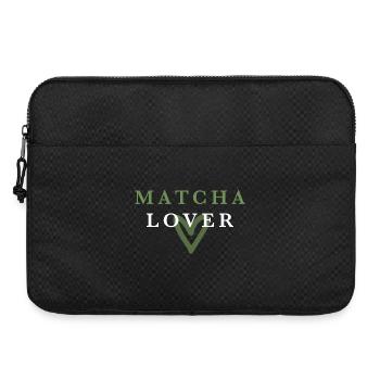 Amoureux du Matcha Cœur Vert - Sacoche pour ordinateur portable 15 pouces - noir - Devant