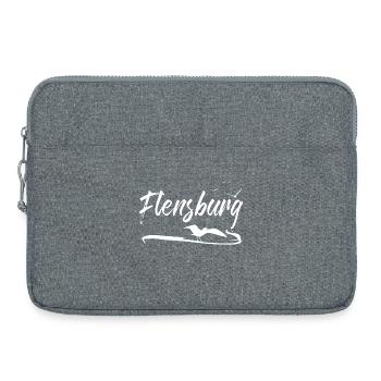 Flensburg Möwe - Laptoptasche 15" - Grau meliert - Vorne