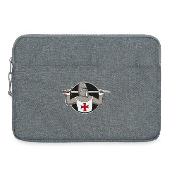 Kreuzritter | Ritter - Laptoptasche 15" - Grau meliert - Vorne