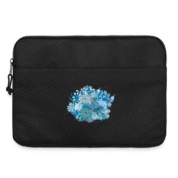 Korallenriff mit Muscheln,Seeanemonen und Korallen - Laptoptasche 15" - Schwarz - Vorne