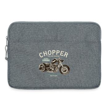 Chopper Custom Engine - Laptop bag 15" - heather grey - Front