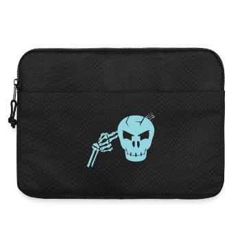 Skull head shot - Laptop bag 15" - black - Front