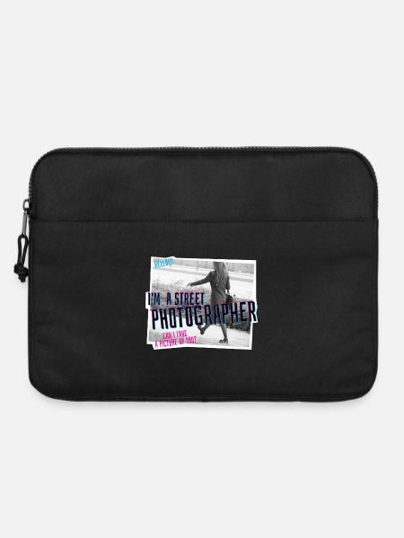 Ich bin Straßenfotograf :) - Laptoptasche 15" - Schwarz