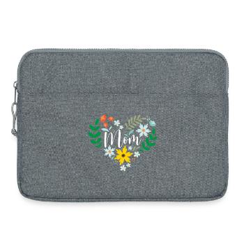 Beste Mutter aller Zeiten - Laptoptasche 15" - Grau meliert - Vorne