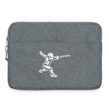 Fechter Zeichnung - Laptoptasche 15" - Grau meliert - Vorne