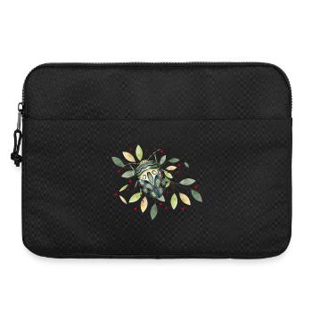 exotique africain effrayant crawly avec des feuilles - Sacoche pour ordinateur portable 15 pouces - noir - Devant