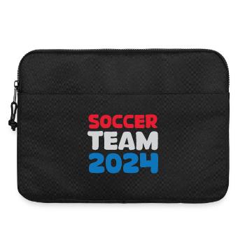 Équipe de football des Pays-Bas 2024 Logo d’icône de fan de football - Sacoche pour ordinateur portable 15 pouces - noir - Devant
