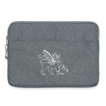 Fabelhaftes Tier, der weiße Greif - Laptoptasche 15" - Grau meliert - Vorne