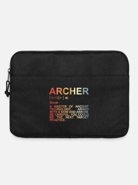Bogenschütze Begriffserklärung - Laptoptasche 15" - Schwarz