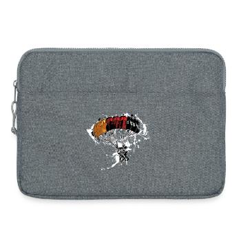 Fallschirmspringer - Laptoptasche 15" - Grau meliert - Vorne