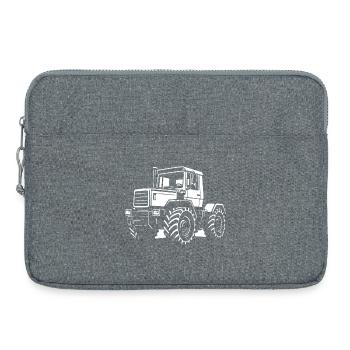 Kraftprotz auf Rädern - Laptoptasche 15" - Grau meliert - Vorne