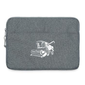 La puissance des grains à l’état pur - Sacoche pour ordinateur portable 15 pouces - gris chiné - Devant