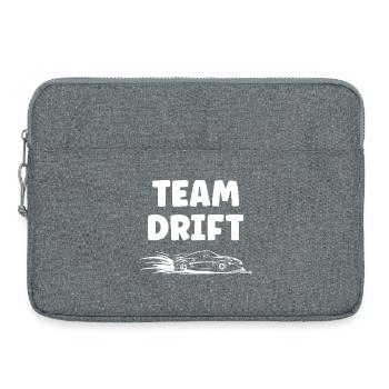 Design Voiture Drift Énergique - Sacoche pour ordinateur portable 15 pouces - gris chiné - Devant