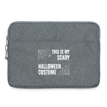 Scary Halloween Costume - Laptop bag 15" - heather grey - Front