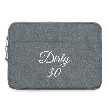 Dirty 30 30e anniversaire - Sacoche pour ordinateur portable 15 pouces - gris chiné - Devant