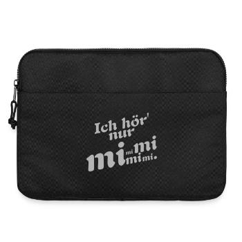 I only hear Mimimi ! - Laptop bag 15" - black - Front