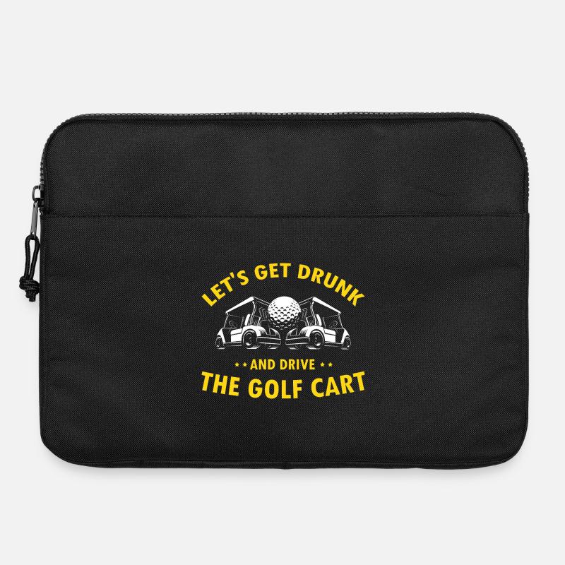 Lâchez-vous sur le parcours Conduire Cart Fun Golf - Sacoche pour ordinateur portable 15 pouces - noir