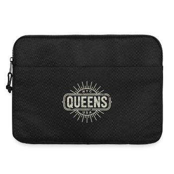 Queens - New York Souvenir Design - Sacoche pour ordinateur portable 15 pouces - noir - Devant