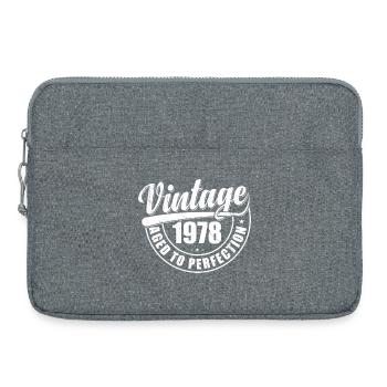 Cadeau d’anniversaire 1978 Millésime 1978 Rétro 1978 - Sacoche pour ordinateur portable 15 pouces - gris chiné - Devant