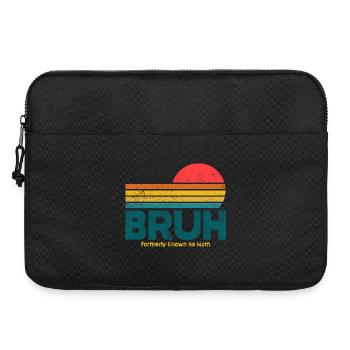 Retro Sunset Bruh Mama - Laptoptasche 15" - Schwarz - Vorne