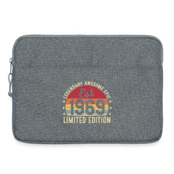 57th Anniversary - Vintage Gift 1969 - Laptop bag 15" - heather grey - Front