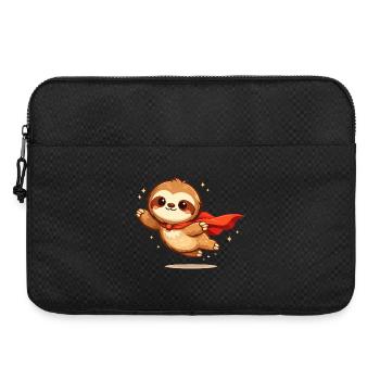 Miniheld Faultier – Superfaultier - Laptoptasche 15" - Schwarz - Vorne