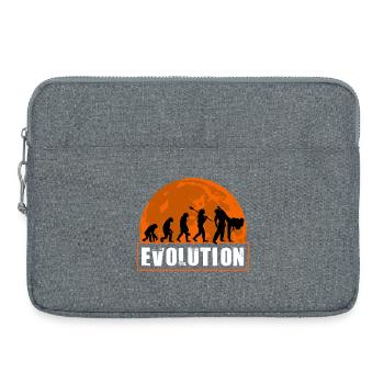 Judo Evolution Martial Arts Sunset Silhouette - Laptop bag 15" - heather grey - Front
