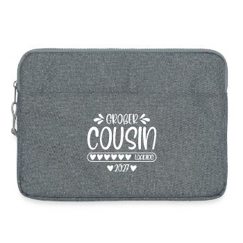Big Cousin 2027 loading - Laptop bag 15" - heather grey - Front