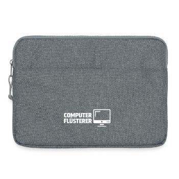 Computer Flüsterer - Laptoptasche 15" - Grau meliert - Vorne