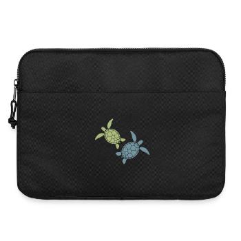Duo de Tortues de Mer Ocean Beach Hawaii Marine Life Vibe - Sacoche pour ordinateur portable 15 pouces - noir - Devant