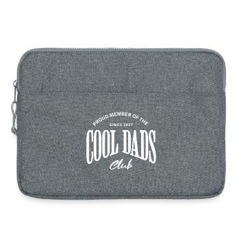 Papa 2027 - Membre fier du Club des Pères Cool - Sacoche pour ordinateur portable 15 pouces - gris chiné - Devant