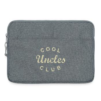 Cadeau de la fête des pères du Cool Uncles Club - Sacoche pour ordinateur portable 15 pouces - gris chiné - Devant