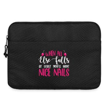 Designer de manucures Salon de manucure cosmétiques - Sacoche pour ordinateur portable 15 pouces - noir - Devant