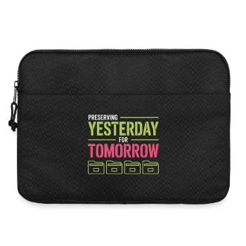 Preserving Yesterday for Tomorrow - Laptop bag 15" - black - Front