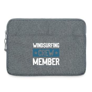 Équipe de lutte - Sacoche pour ordinateur portable 15 pouces - gris chiné - Devant