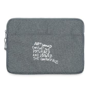 Art comforts - Laptop bag 15" - heather grey - Front