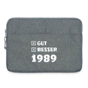 1989 - Laptoptasche 15" - Grau meliert - Vorne