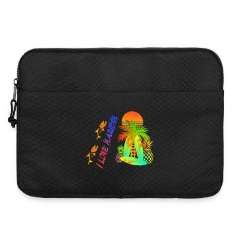 Amour des Caraïbes - Sacoche pour ordinateur portable 15 pouces - noir - Devant