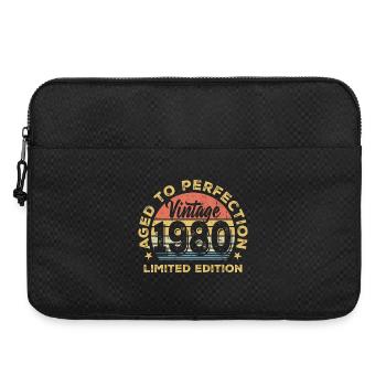 Vintage 1960 Crest Round - Laptop bag 15" - black - Front