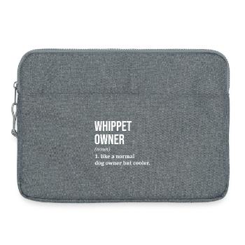 whippet - Laptoptasche 15" - Grau meliert - Vorne