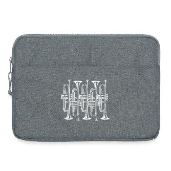Trompette - Sacoche pour ordinateur portable 15 pouces - gris chiné - Devant