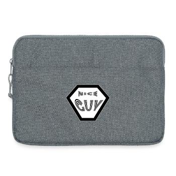 NICE GUY nice boy nice guy - Laptop bag 15" - heather grey - Front