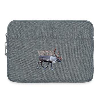 Saariselka - Sacoche pour ordinateur portable 15 pouces - gris chiné - Devant