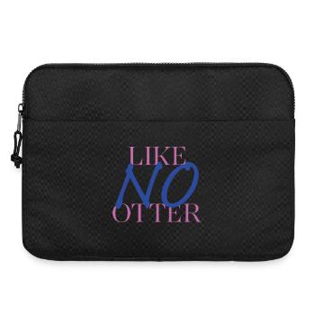 Loutre avec une différence – jeu de mots avec style - Sacoche pour ordinateur portable 15 pouces - noir - Devant