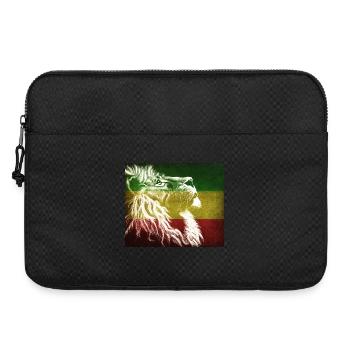 Reggae Lion Flag Art - Sacoche pour ordinateur portable 15 pouces - noir - Devant