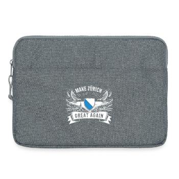 MAKE ZURICH GREAT AGAIN - Laptop bag 15" - heather grey - Front
